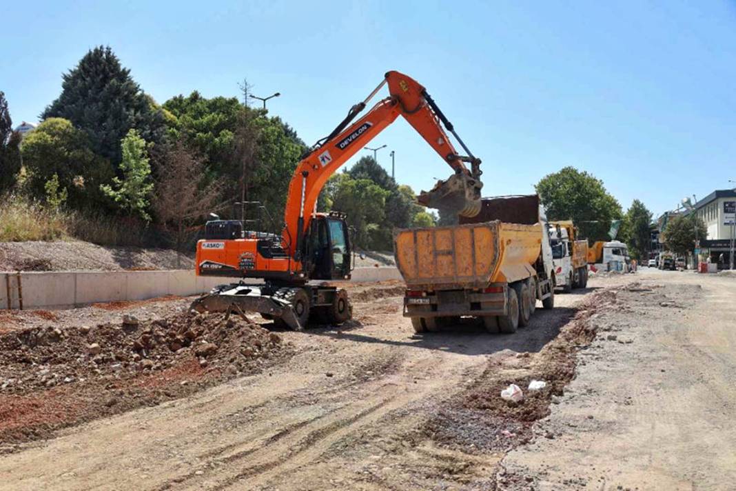 Raylar döşendi, elektrikler verildi: İşte yeni tramvay hattı! 22